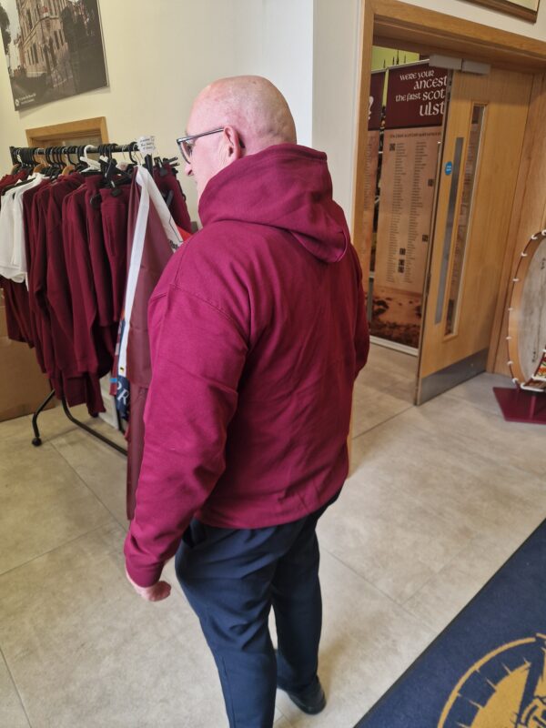 ABOD Crest Crimson Hoodie - Image 2