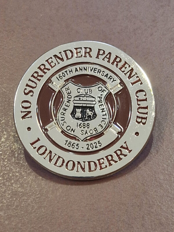No Surrender Parent Club Pin Badge