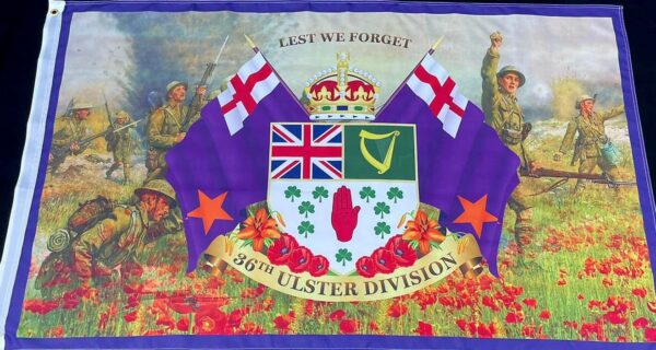 36th Ulster Division Flag (LARGE)