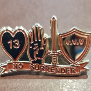 Heart Hand Lapel (Silver)