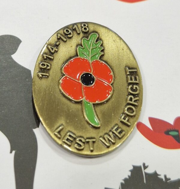 Lest We Forget Lapel