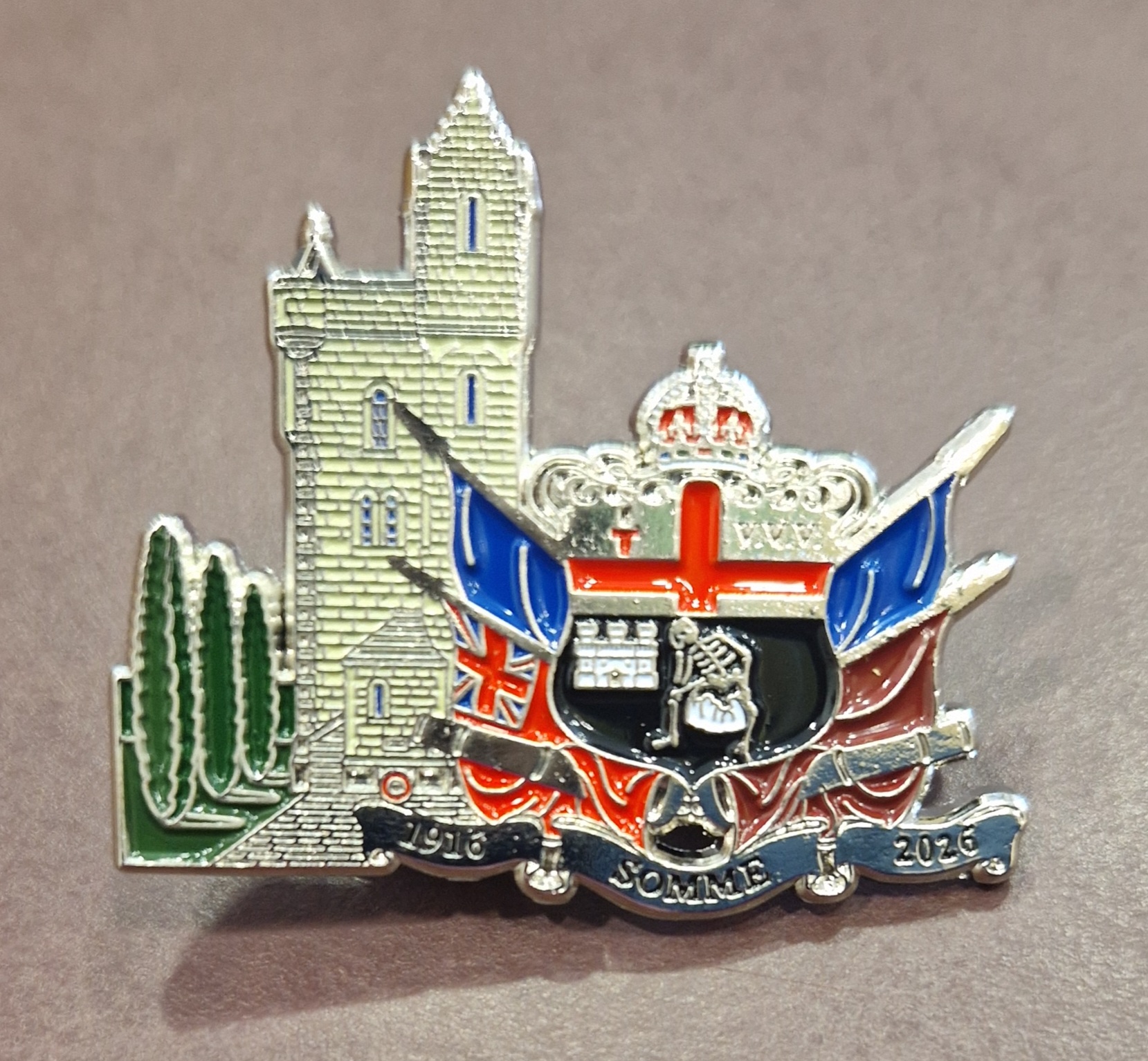 Somme 110th Anniversary Pin Badge