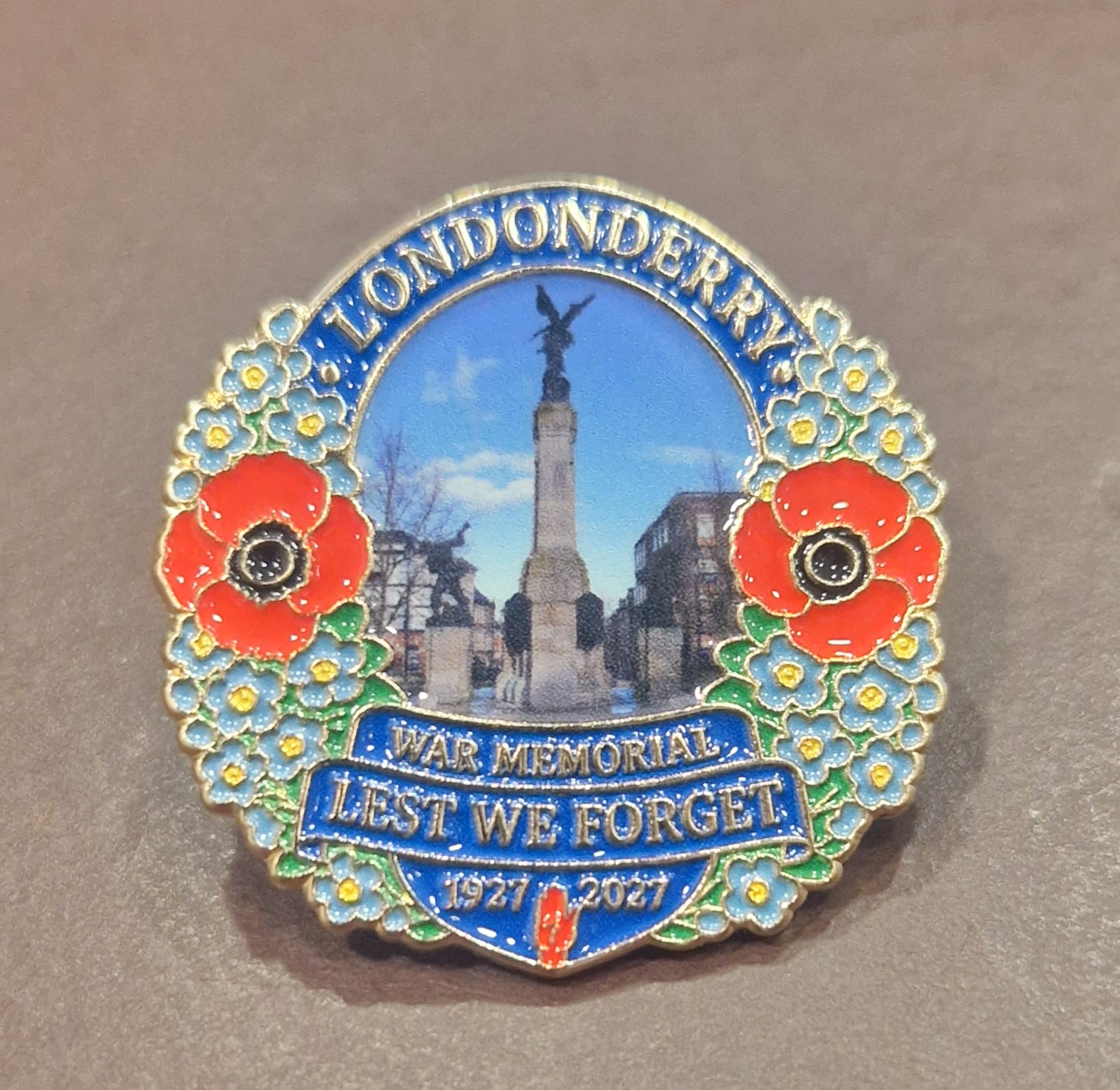 War Memorial pin badge