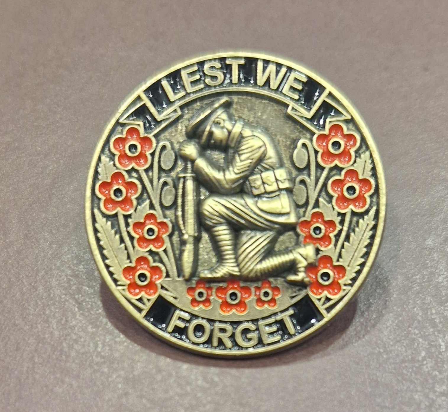 LWF Soldier pin badge